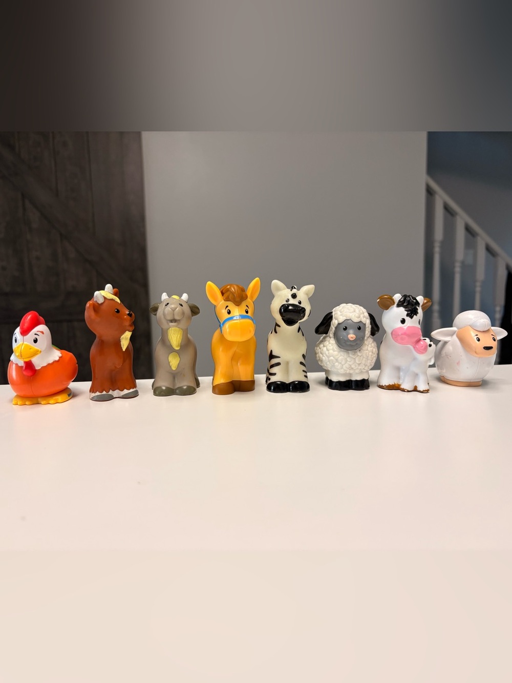 Fisher Price Little People assorted farm animals lot of 8